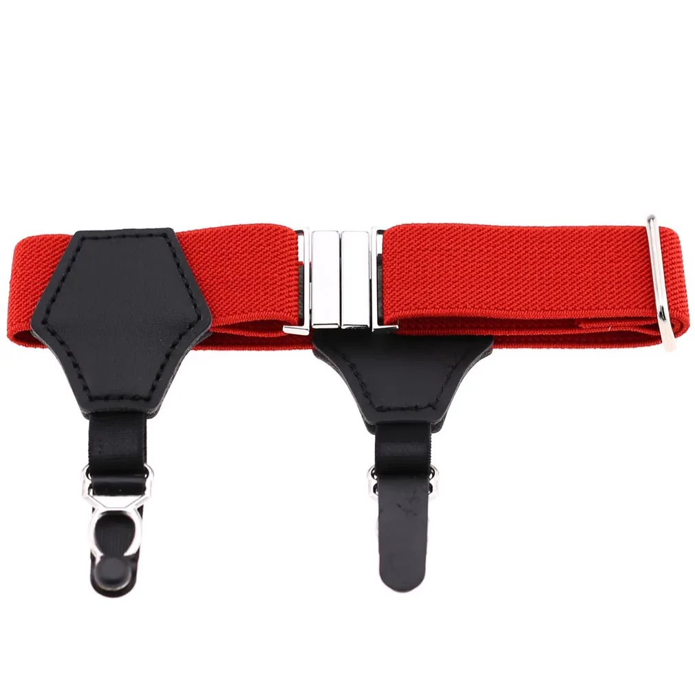 Sexy Women Men Harajuku Elastic PU Leather Leg Garters Stocking Suspenders Adjustable Calf Hoops Sock Garter Belt