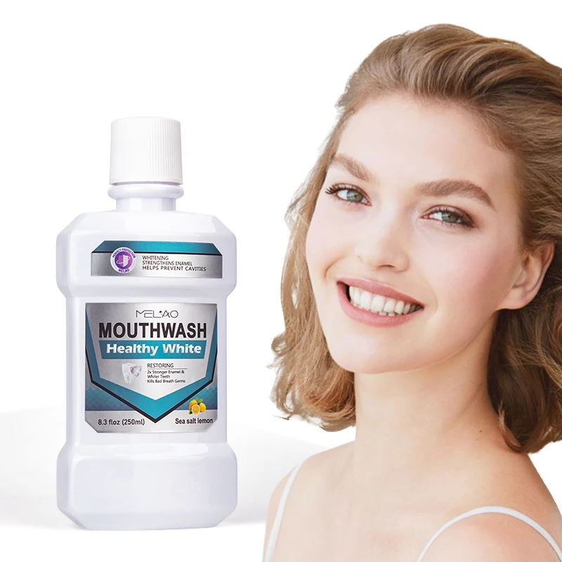 Wholesale Private Label organic travel size Oral Care Cleaning Teeth whitening mouthwash For Gum Disease For Humans