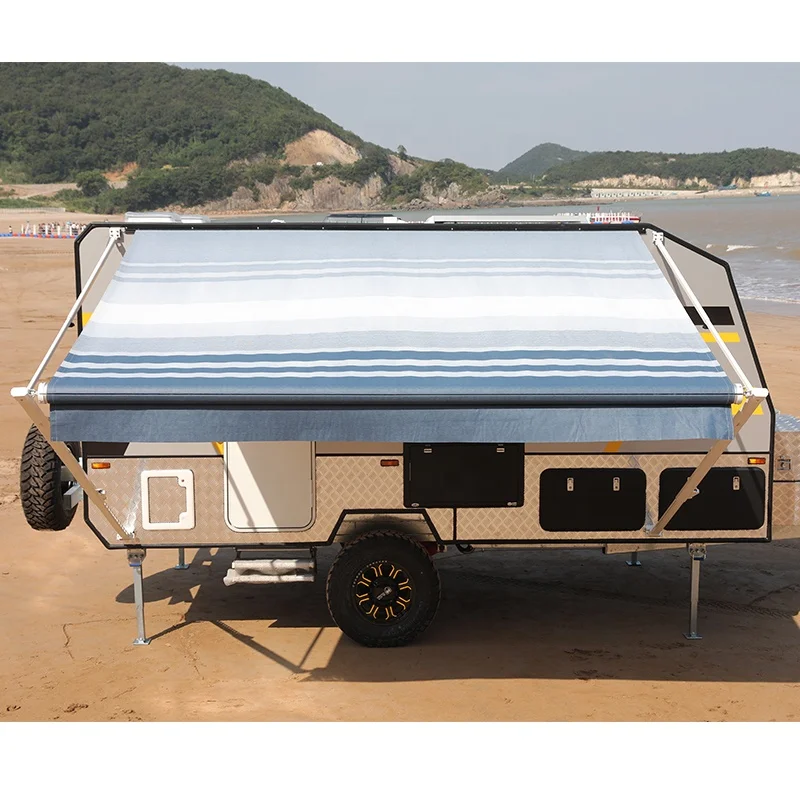 
AWNLUX customized awning replacement vinyl rv camper caravan awning fabric for trailer RV awning 