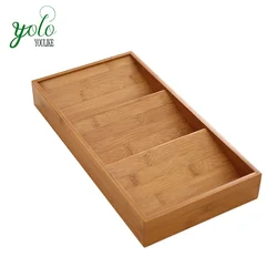 3-ярусный бамбуковая подставка для специй шкаф ящик лоток организатор