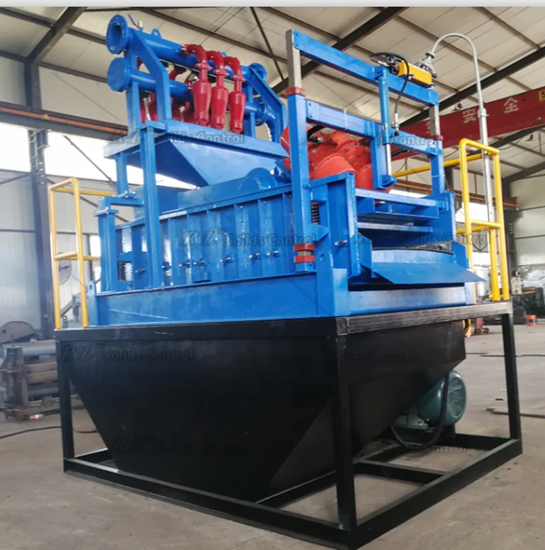 Mud purification equipment is used on field construction sites