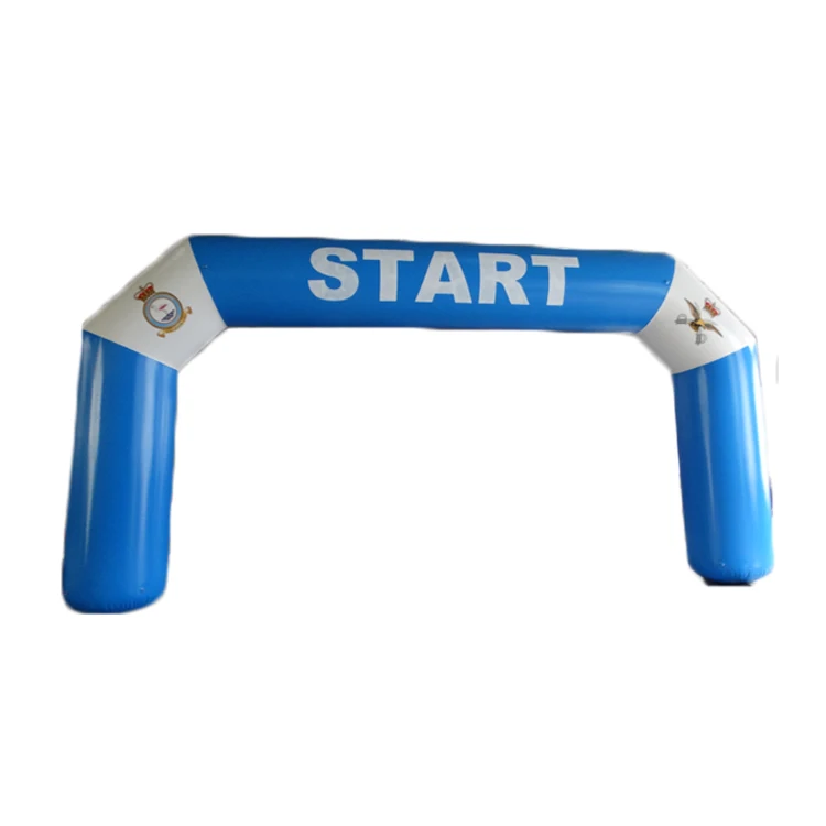 Wholesale Logo Custom PVC Oxfold Cloth inflatable start finish line arch For Sports Events Display