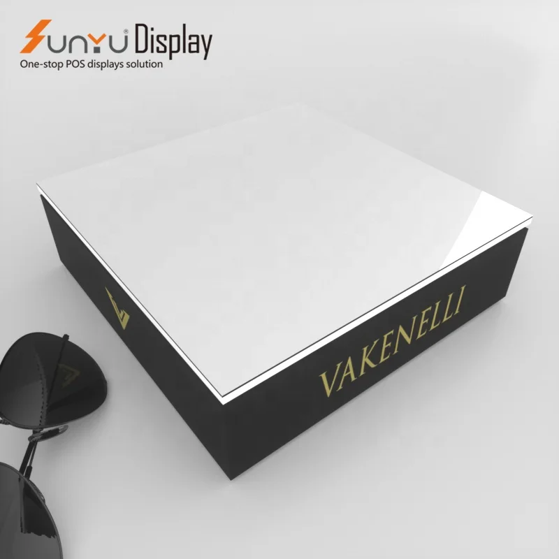 Lucky customized counter rotating eyeglass display