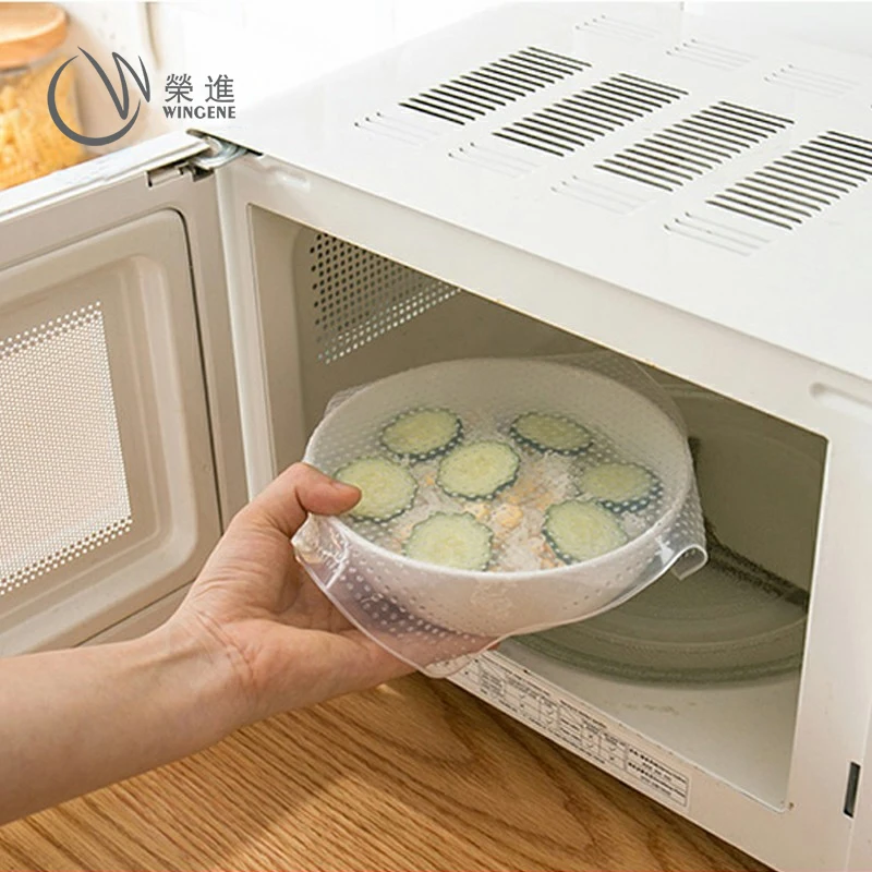 Многоразовая силиконовая эластичная пленка, пищевая пленка