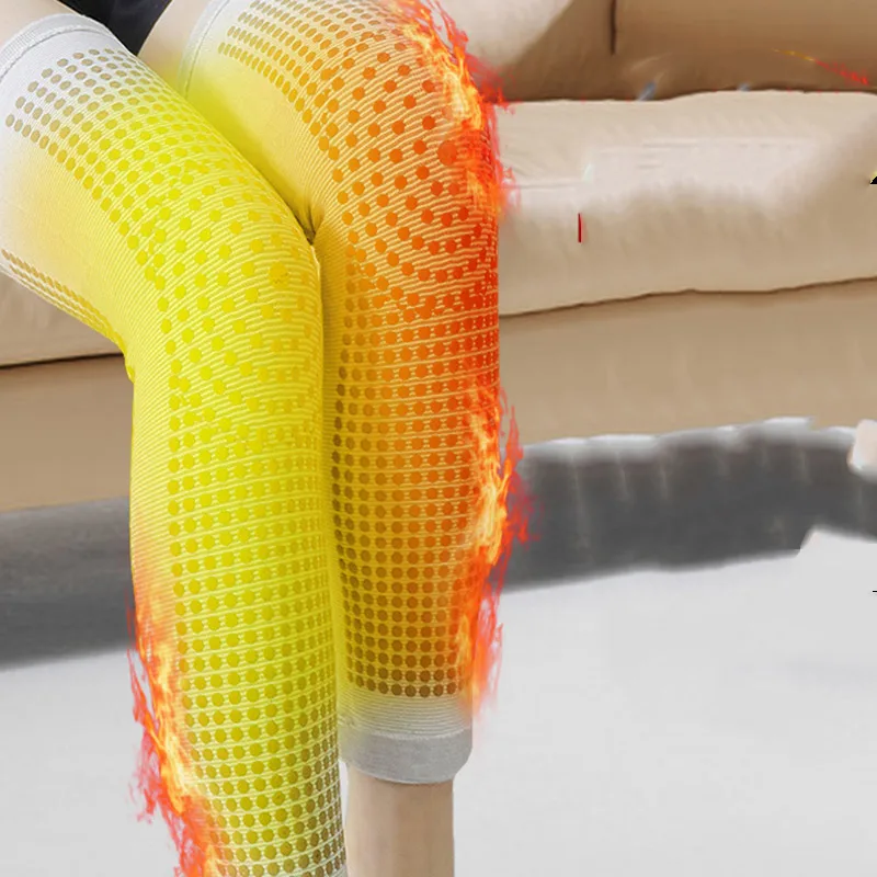 far infrared heated kneelet  Tomalin has a fever Knee sheath to keep cold legs warm orthopedic knee pads