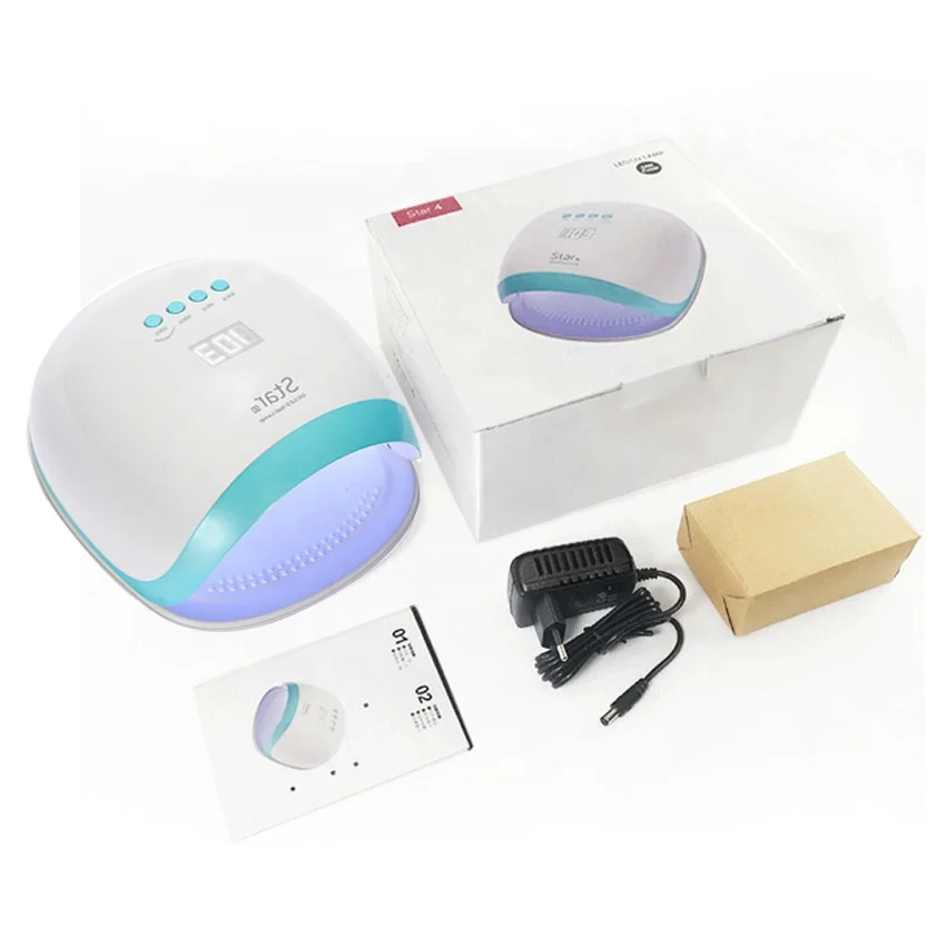 UV LED Nail Lamp Gel Nail Light Nail Polish fast drying 54W UV Dryer 4 Timers for gel curing