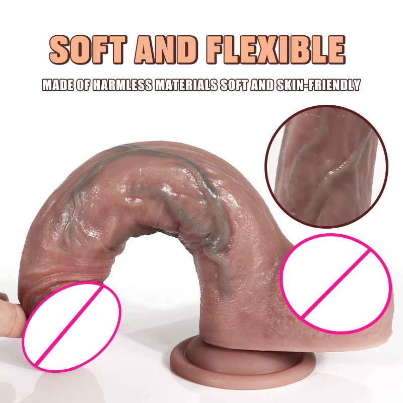 adult shop wholesale dildos sex toys for men and women penis 9 Inch Realistic soft male Dildo For female masturbator