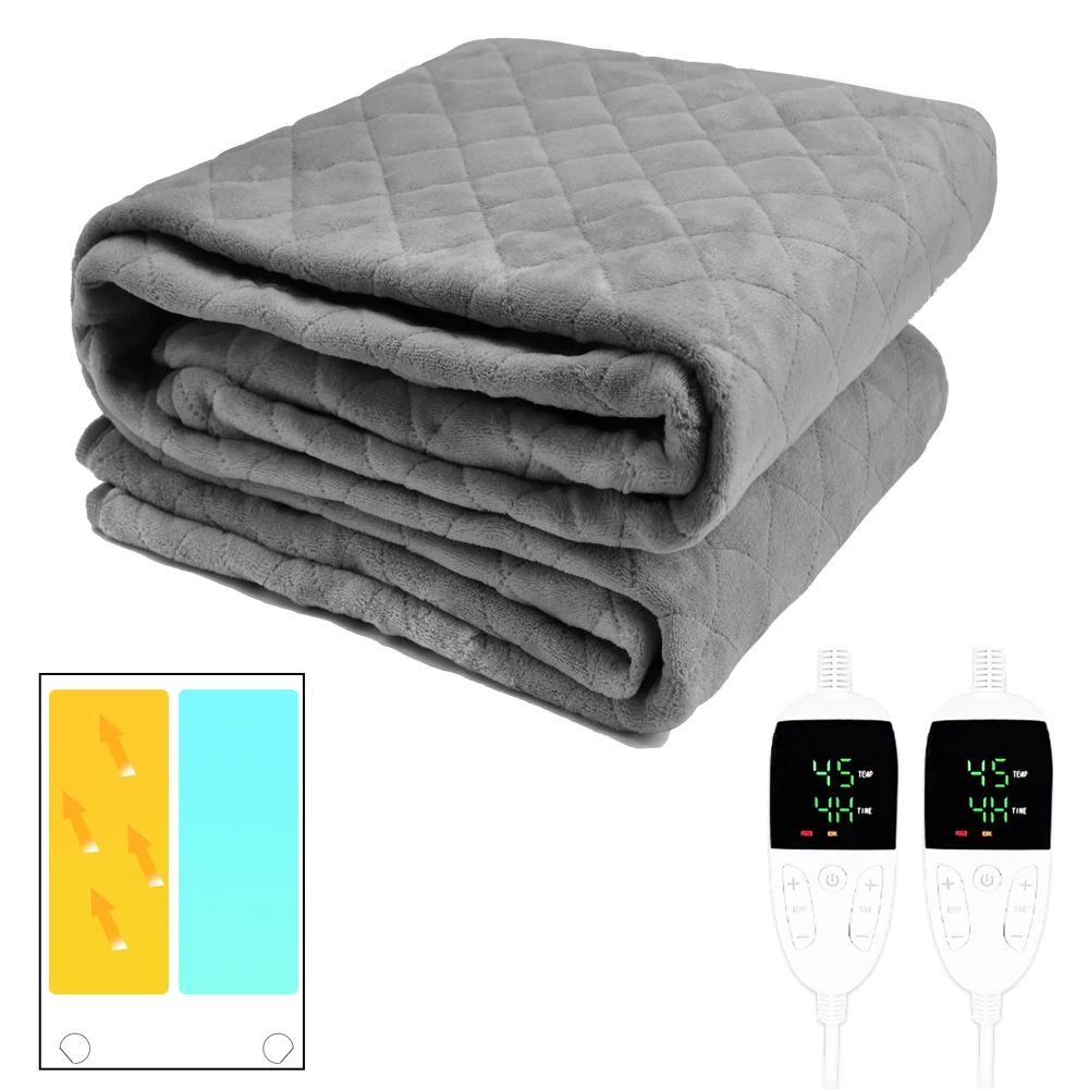heat amethyst tourmaline mattress for detox home Constant temperature hot Water blanket heating pad office mini electric blanket