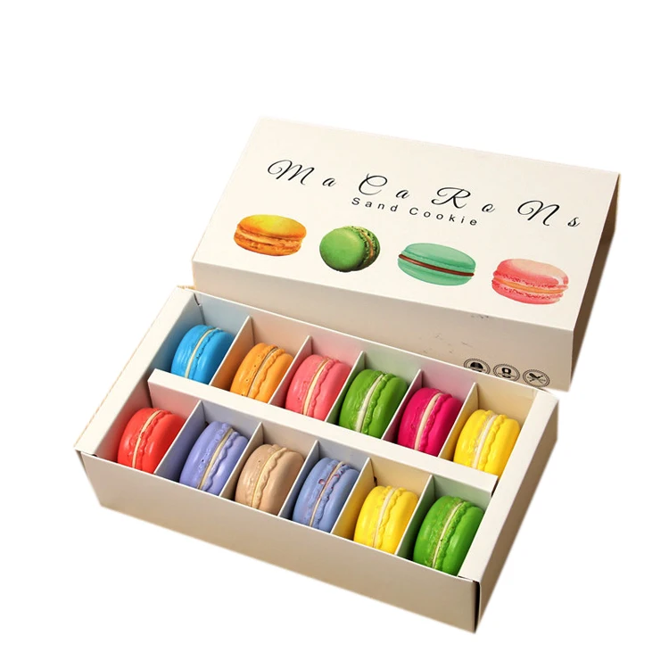 Customized food storage macaron packaging box