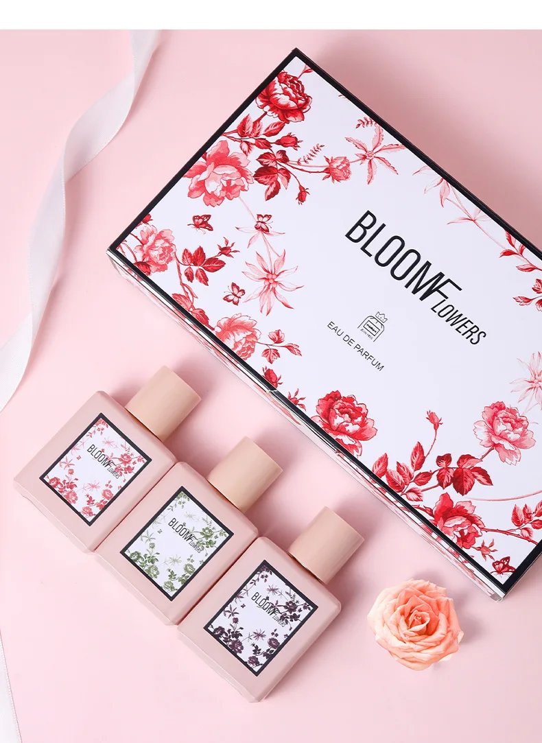 New Luxury Floral Perfume Gift Set wholesale private Label Perfumes Gifts For Women perfume Sets With Long-lasting Scent