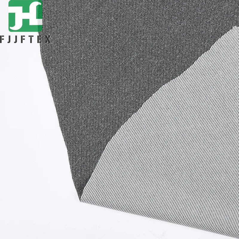 2023 Free Sample strech terry fabric 95 polyester 5 elastane heather grey imitation cotton twill