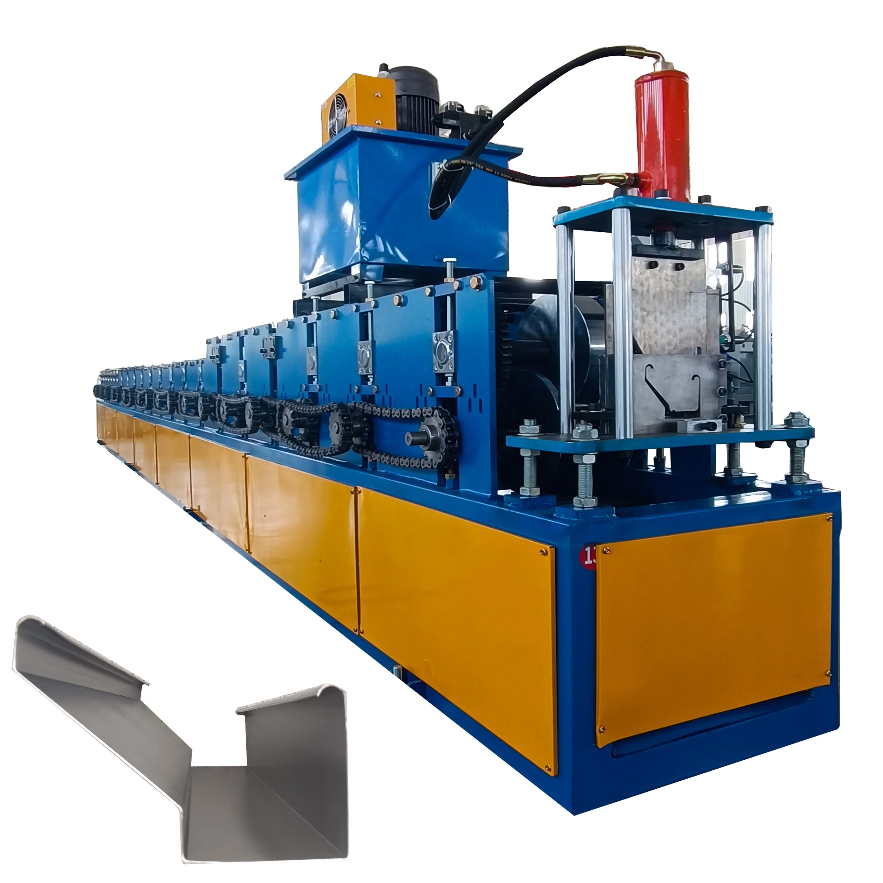 Customized Pig, chicken, sheep poultry feeding trough roll forming machine