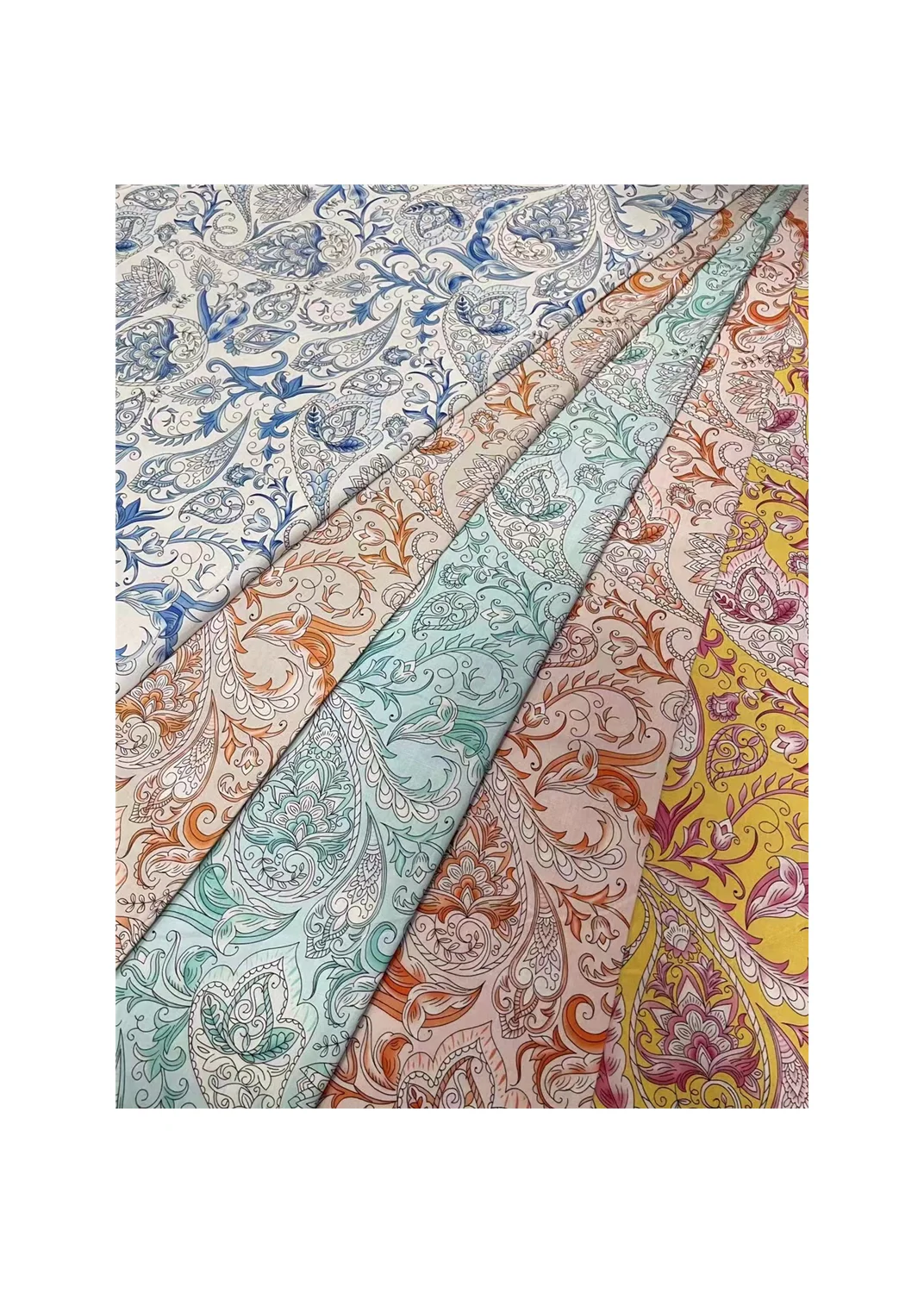 100 viscose rayon print liberty fabric Polynesian tribal designs printed fabric slub rayon comfortable wholesale printing flower