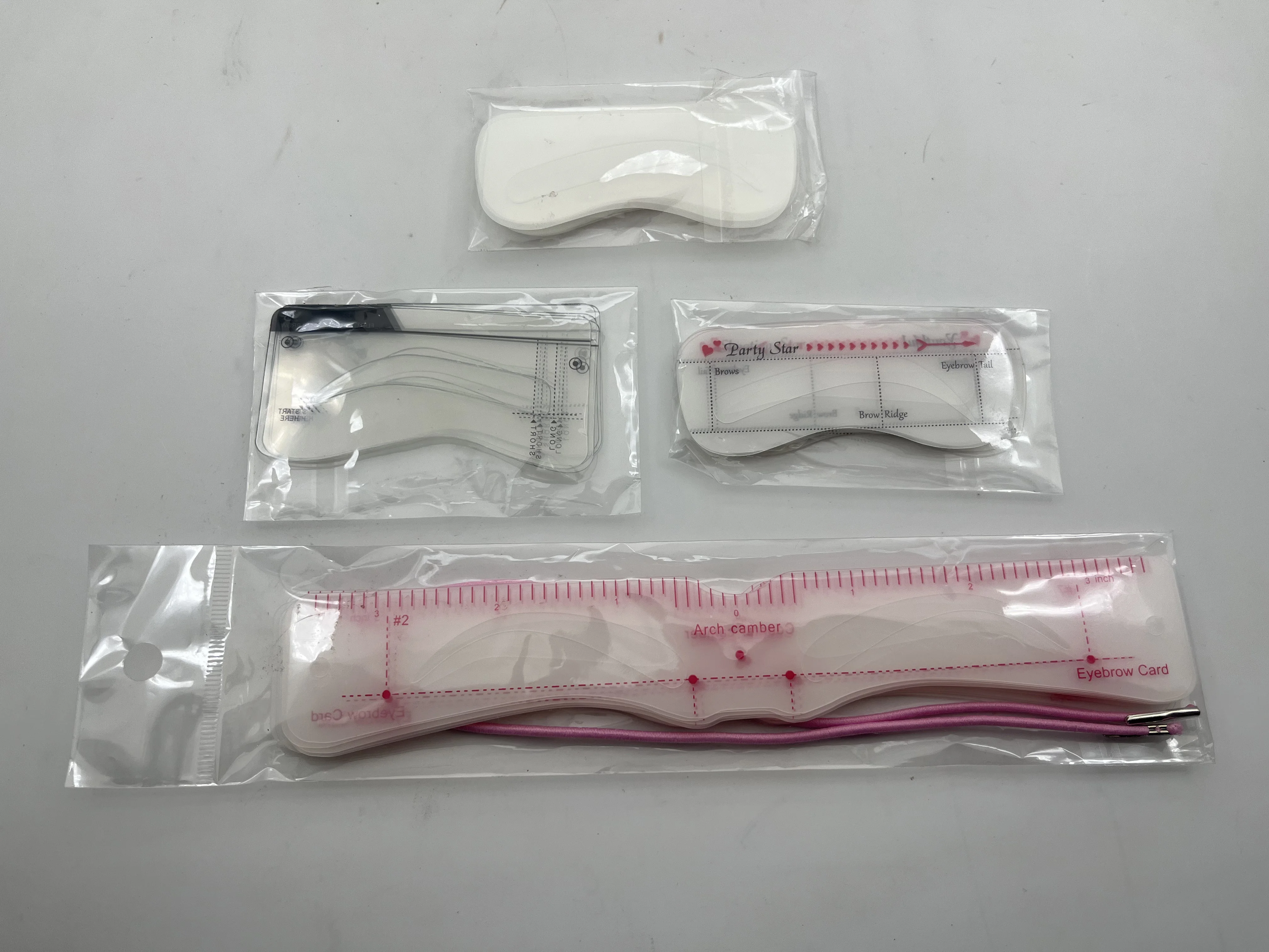 Hot makeup selling long lasting waterproof custom logo eyebrow stamp kit stencils with low MOQ