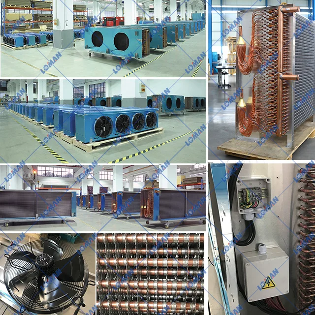 LOMAN Factory Wholesale Refrigeration Warehouse Cold Room Evaporator Industry Indoor Unit Evaporative Air Cooler