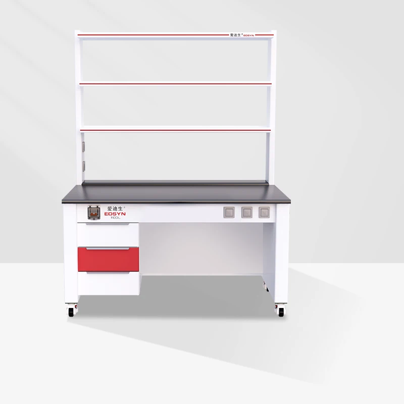 EDSYN Reagent Rack Experimental Platform 20mm Ceramic Tabletop 1.2mm All Steel Cabinet Fuma Wheel Laboratory Sample Machine