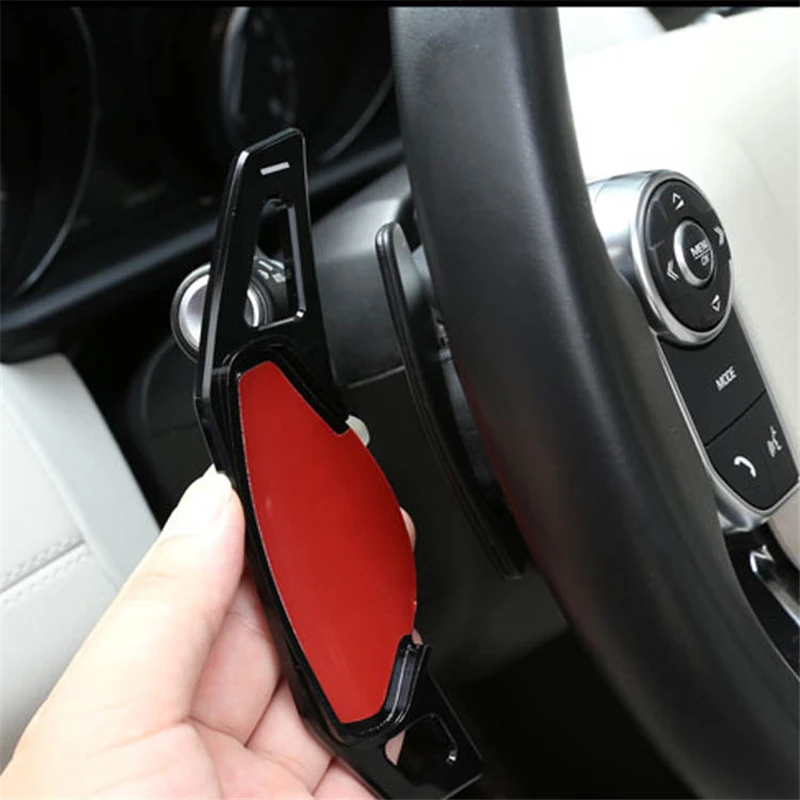 Steering wheel Gear head shift paddle knob sticker for land range rover discovery sport 5 vellar vogue L405 L494 accessories