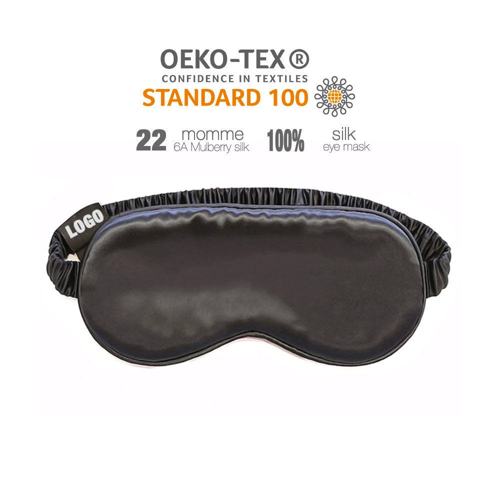 wholesale 100% mulberry silk sleep eyemask silk satin eyemask