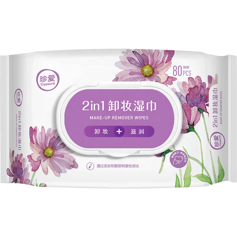 XZ21 face wet tissue wipes makeup removing wipes make up removal
