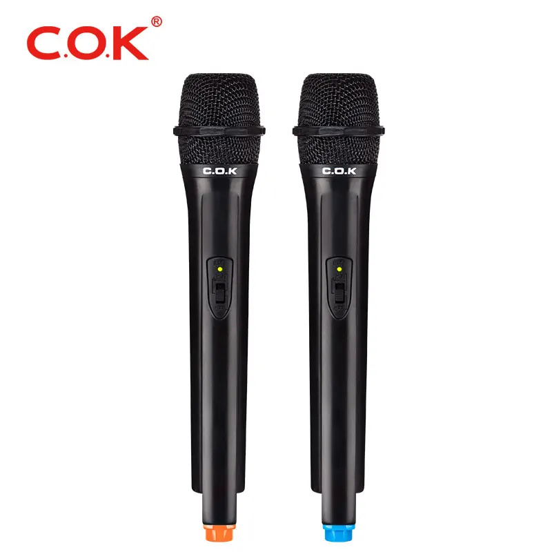  C.O.K VHF Беспроводная микрофонная система двухканальный ручной беспроводной микрофон для
