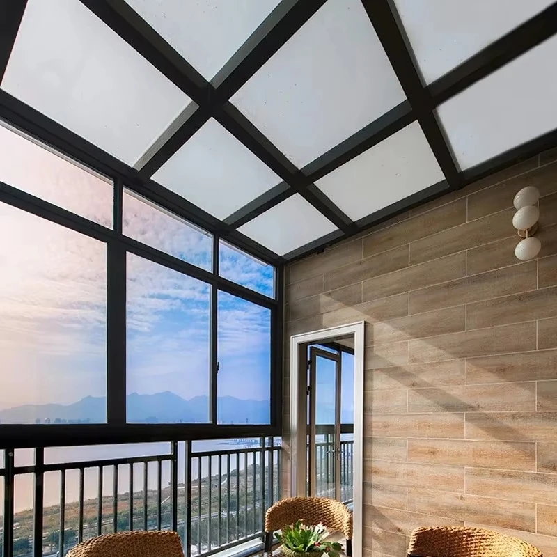 Современная биоклиматическая алюминиевая беседка автоматическая для патио садовые теплицы солярии и стеклянные дома наружного использования