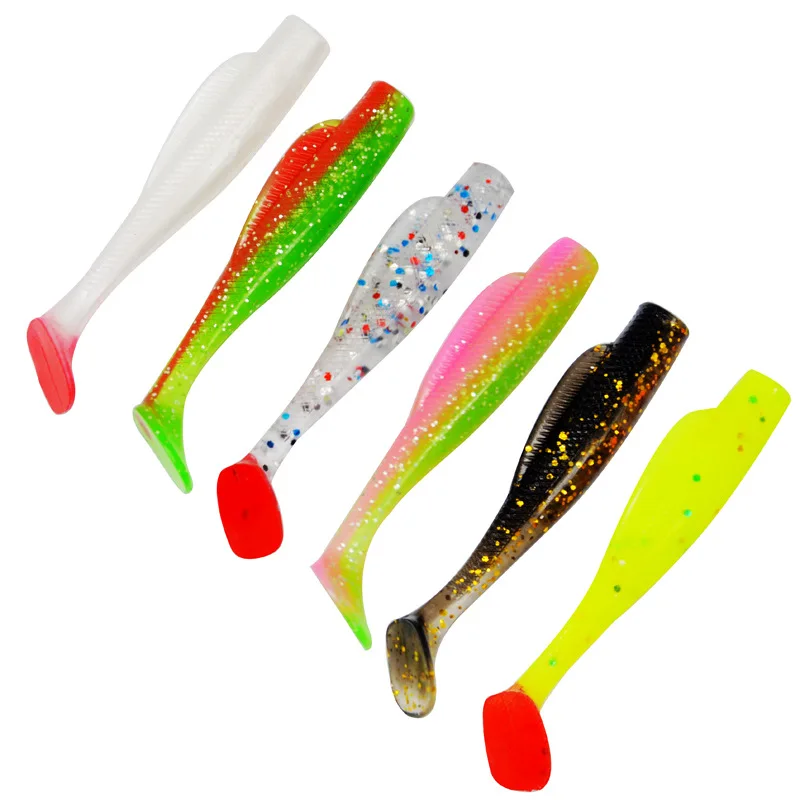 TOPIND Soft Lures 6cm/2.3g Plastic Fishing Lures