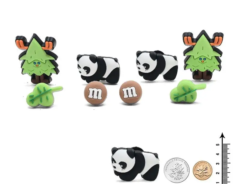 Custom Shoe Charms Anime Cartoon Character Weed Stitch Football Designer Custom Shoe Decorations for Croc Clog Charms
