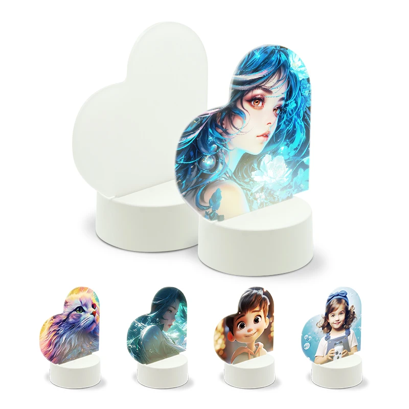 Top quality customized outdoor commercial wall hanging Sublimation Clear Acrylic Photo Plate  for business advertising