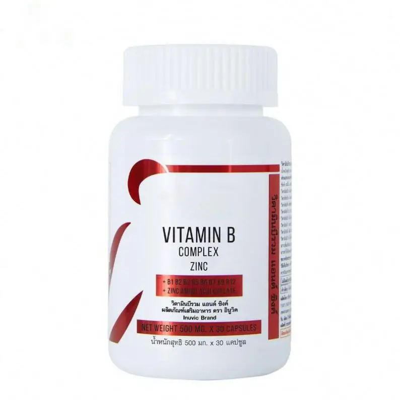 Private labels Vitamin B Complex Powder Capsules B1 B6 B12 tablet supplements