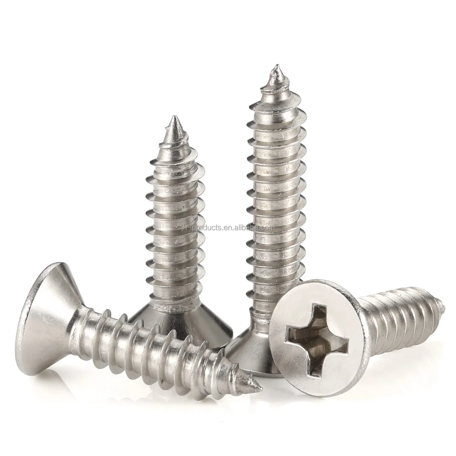 Custom 4.2mm 4.8mm Pan DIN 7504 Cross pan head Self Tapping Screw For Metal 5X60 Stainless Steel Screw