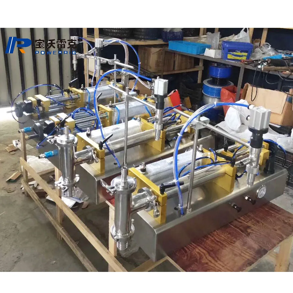 Plastic Glass bottle thick olive sunflower sesame cooking semi-automatic edible oil filling machinery