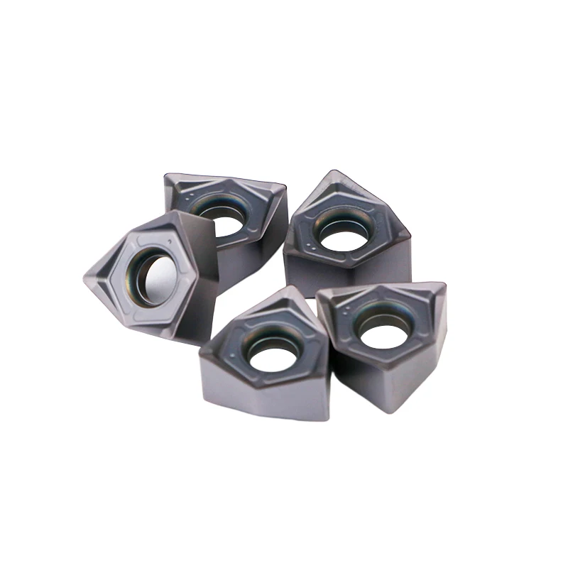 WNMU 080608PTN CM TE1008 Tungsten Cemented Carbide PVD Coating Milling Inserts CNC Lathe Cutting Tools