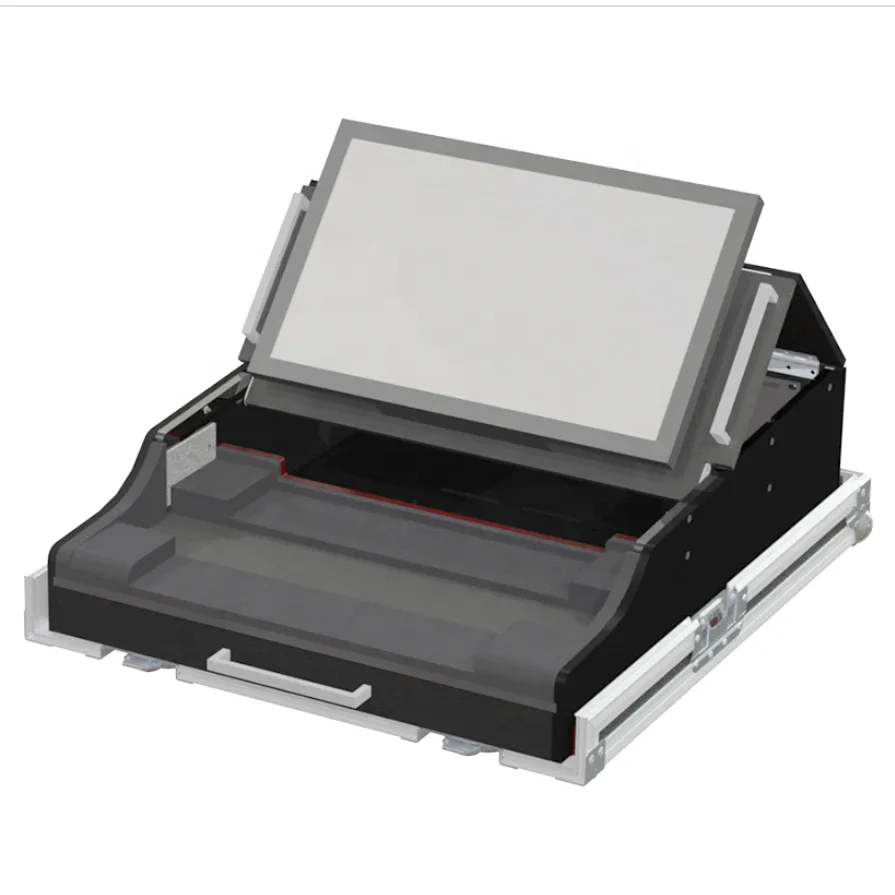 AVOLITES TITAN MOBILE DRAWER DISPLAY FLIGHT CASES