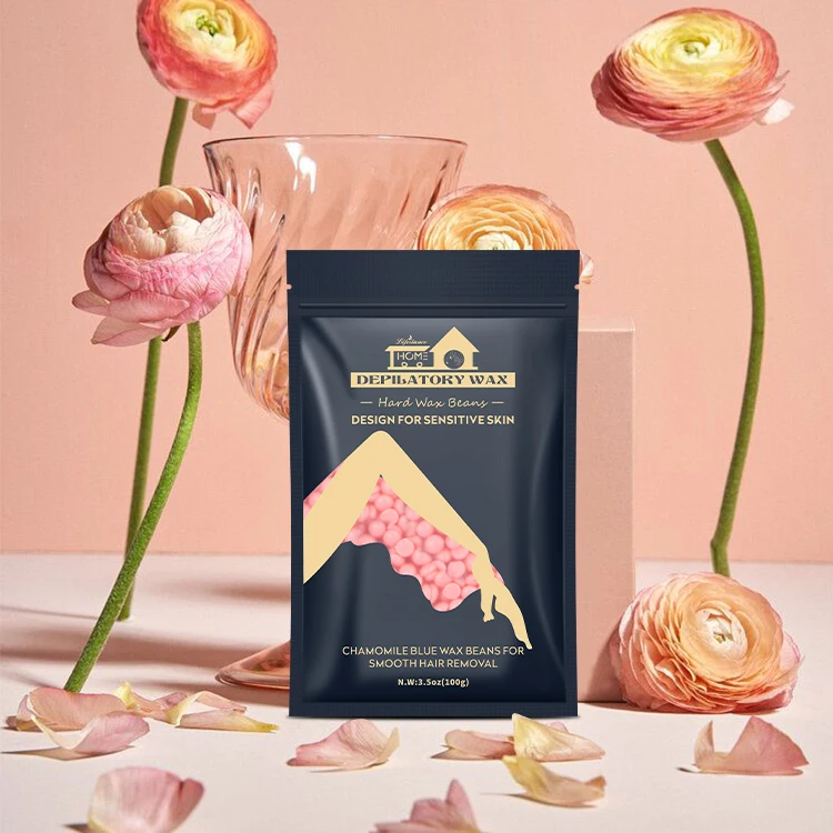 Lifestance hard wax beans depilatory hair removal beads private label wax beads 100g