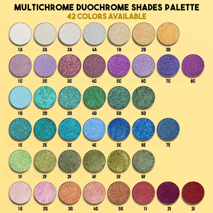 High Quality Multichrome Eyeshadow Glitter Duochrome Chameleon Powder Eyeshadow Pigment