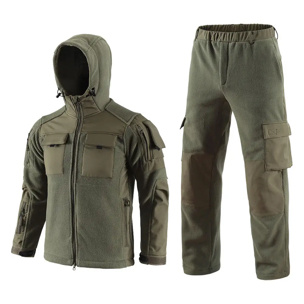 winter wholesale Black Warm Windproof Assault Camouflage Frog Waterproof Snow g8 jacket Tactical Suit Uniform Set
