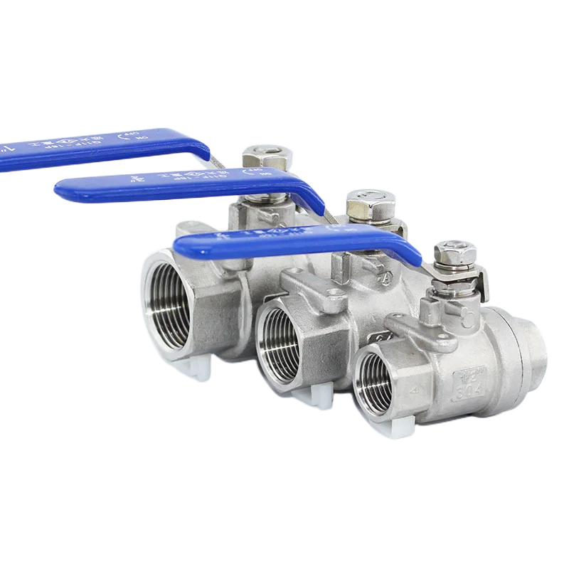 China Manufacturer Ball Stainless steel 2-PC WOG Threaded End safety way globe Valve