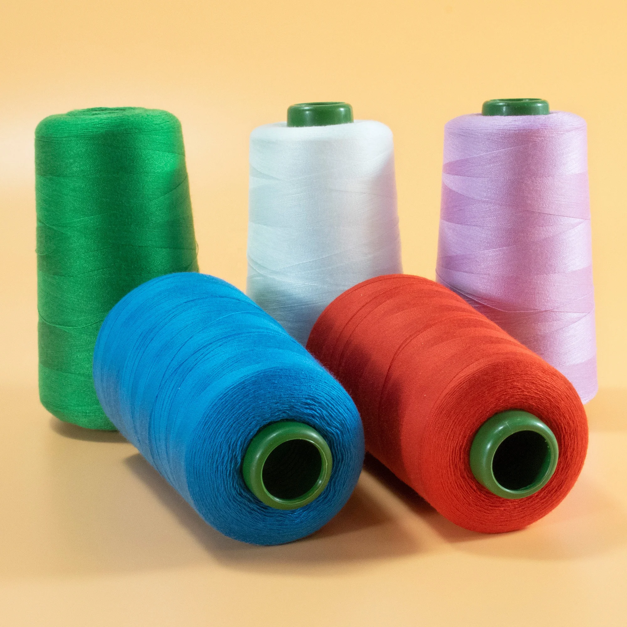 Высококачественная цветная швейная нить из полиэстера 40/2