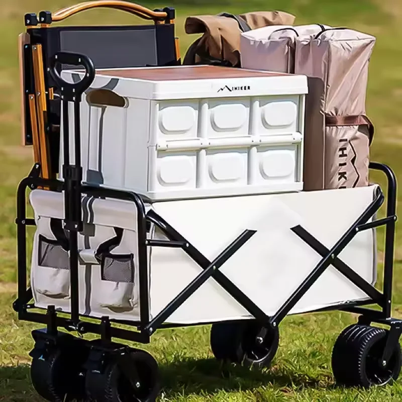 Exquisite craftsmanship Accept custom order Camping Gear Cart garden cart folding trolley