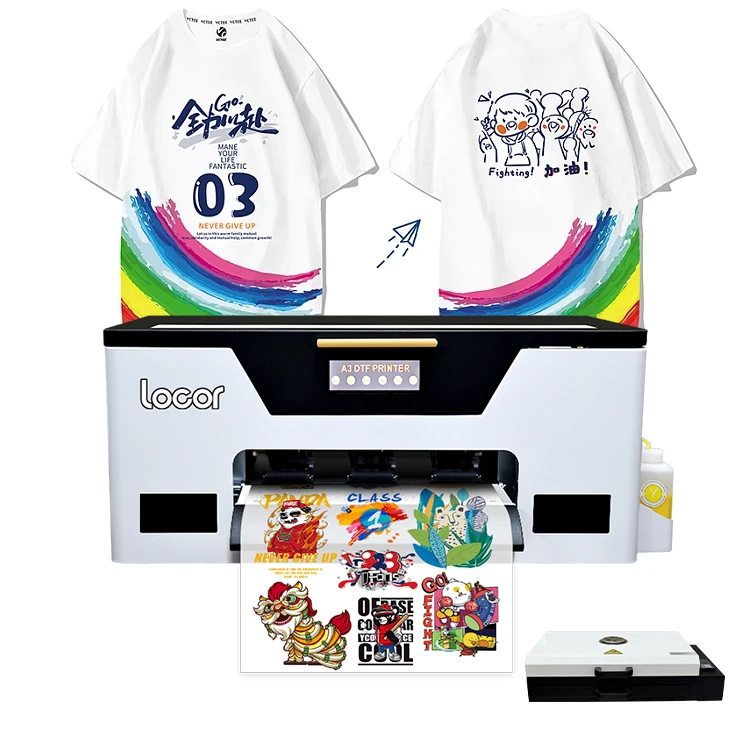 EPS0N XP600 head cheap T-shirts DTF printer A3/A4 pet film DTF printer with oven