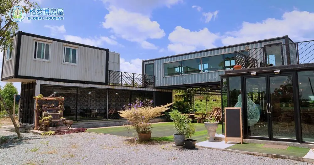 Export abroad 20 ft double floor capsule hotel/sleep box/modern container house design