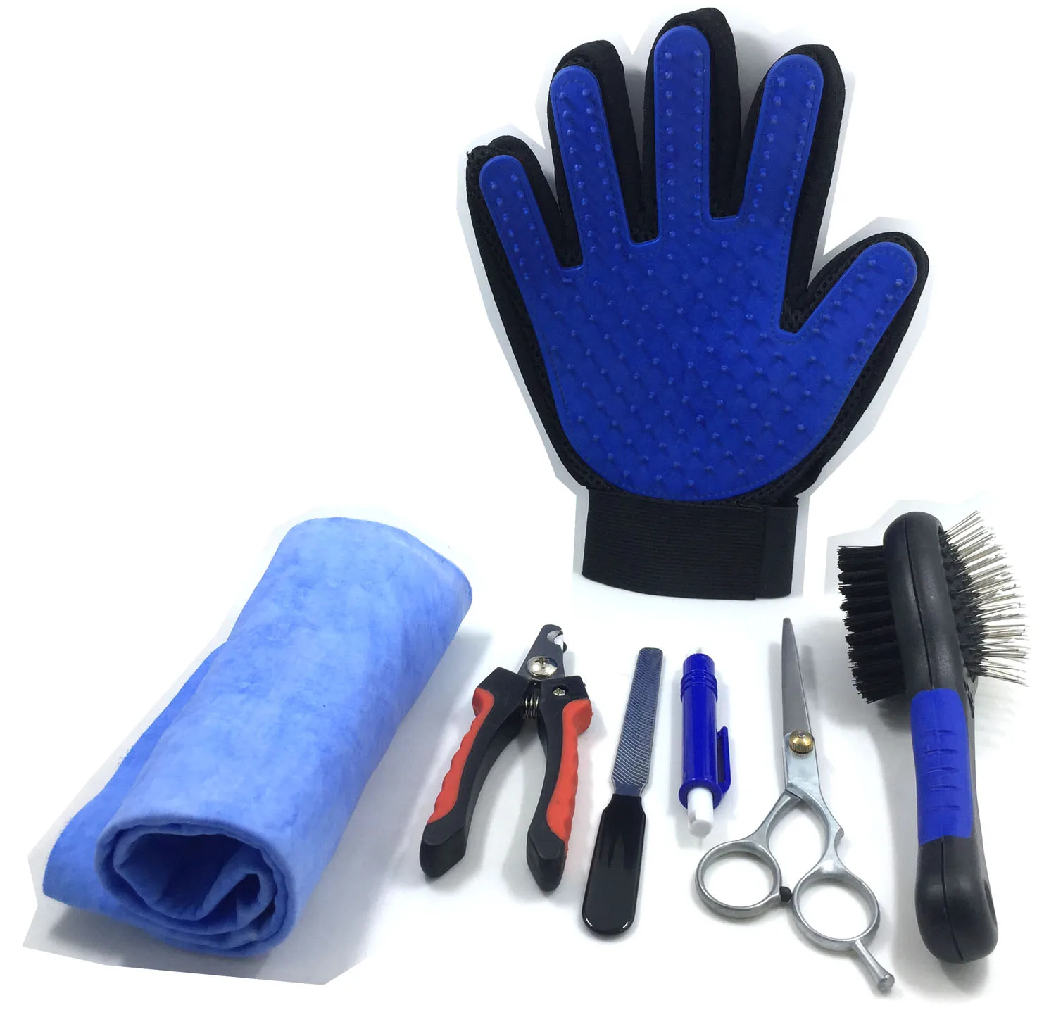 Wholesale Pet Products Dog Grooming Kit Cat Brush Comb Set