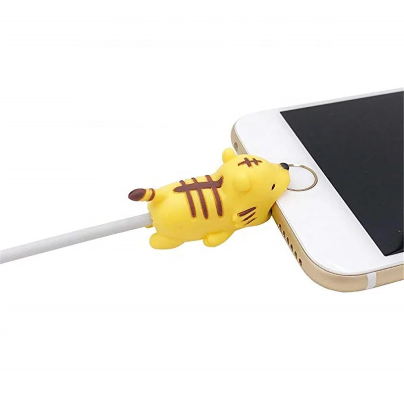 
2021 Animal Cable bites Protector for phone Protector Cable Buddies Cartoon Cable Bites Phone Holder Accessory 