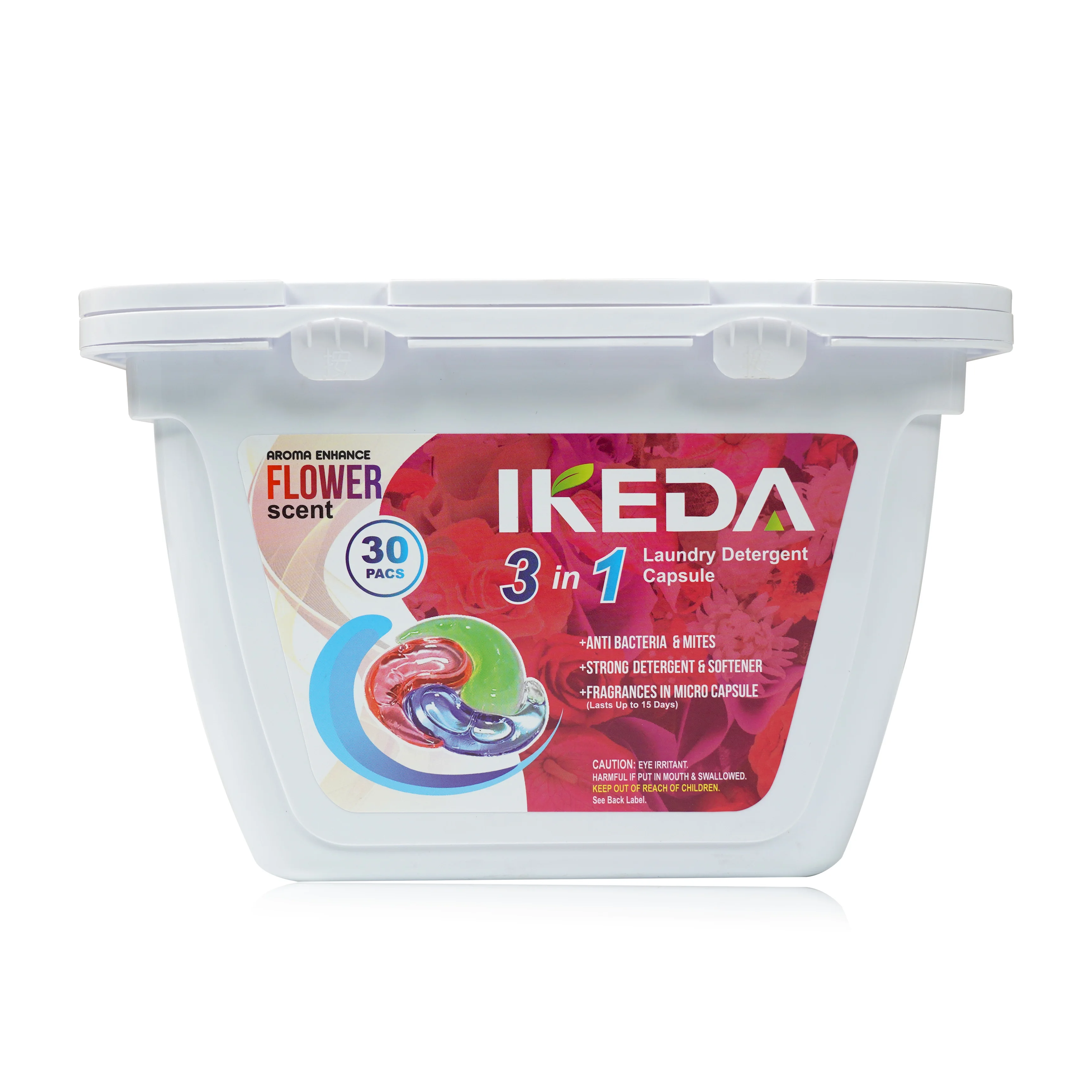 IKEDA Washing powder laundry detergent pods machine yicun laundry detergent capsule biodegradable capsule laundry detergent