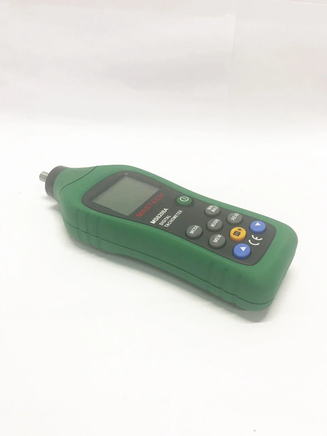  MASTECH MS6208A ЖК-дисплей контактный цифровой тахометр RPM метр с подсветкой и вращением