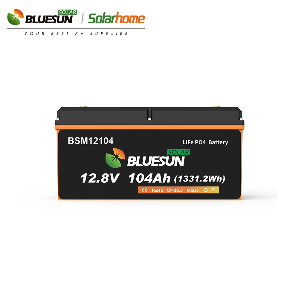 Bluesun 12V 100Ah 24v 100ah 12V 200Ah lithium battery lifepo4 battery charger  price