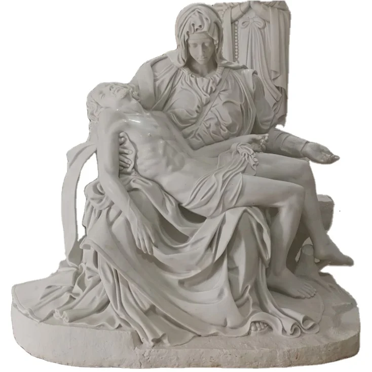 Egypt Garden Stone Statue Pieta Michelangelo Marble Carvings and Sculptures
