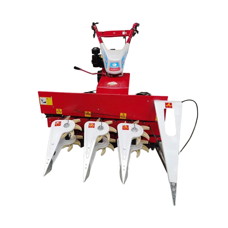 Wheat Cutting Binding Machine Diesel Engine Oliver Corn Harvester Machine Grain Reaper Binder Small Combined Harvesting Machine