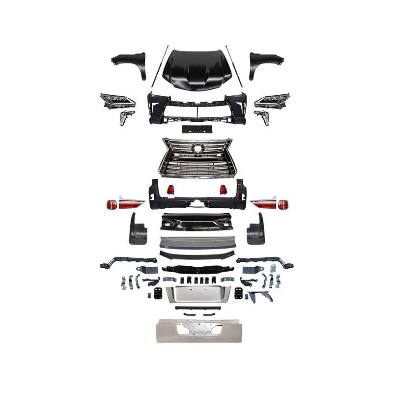 High quality lc200 upgrade kit Exterior Tuning LX570 For toyota lc200 body kit 2008-2015 Land Cruiser 200 To 2018 LEXUS 570 Mode