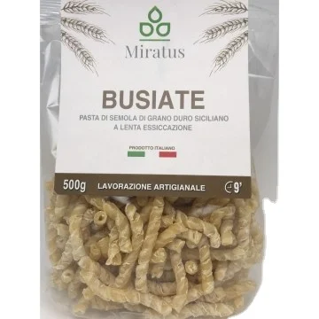Сделано в Италии, Высококачественная вкусная бусиатная паста из пшеницы и воды для продажи, пластиковый пакет